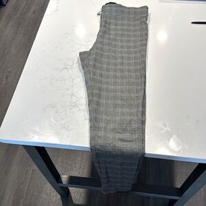 Men's Gray Plaid Pants